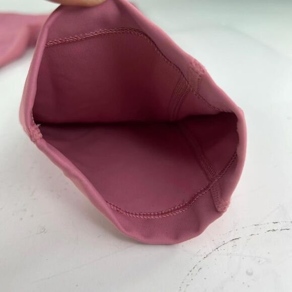 Athleta Transcend Stash Crop Straight Leg Pant Size M Berry Rose Yoga - Picture 7 of 8